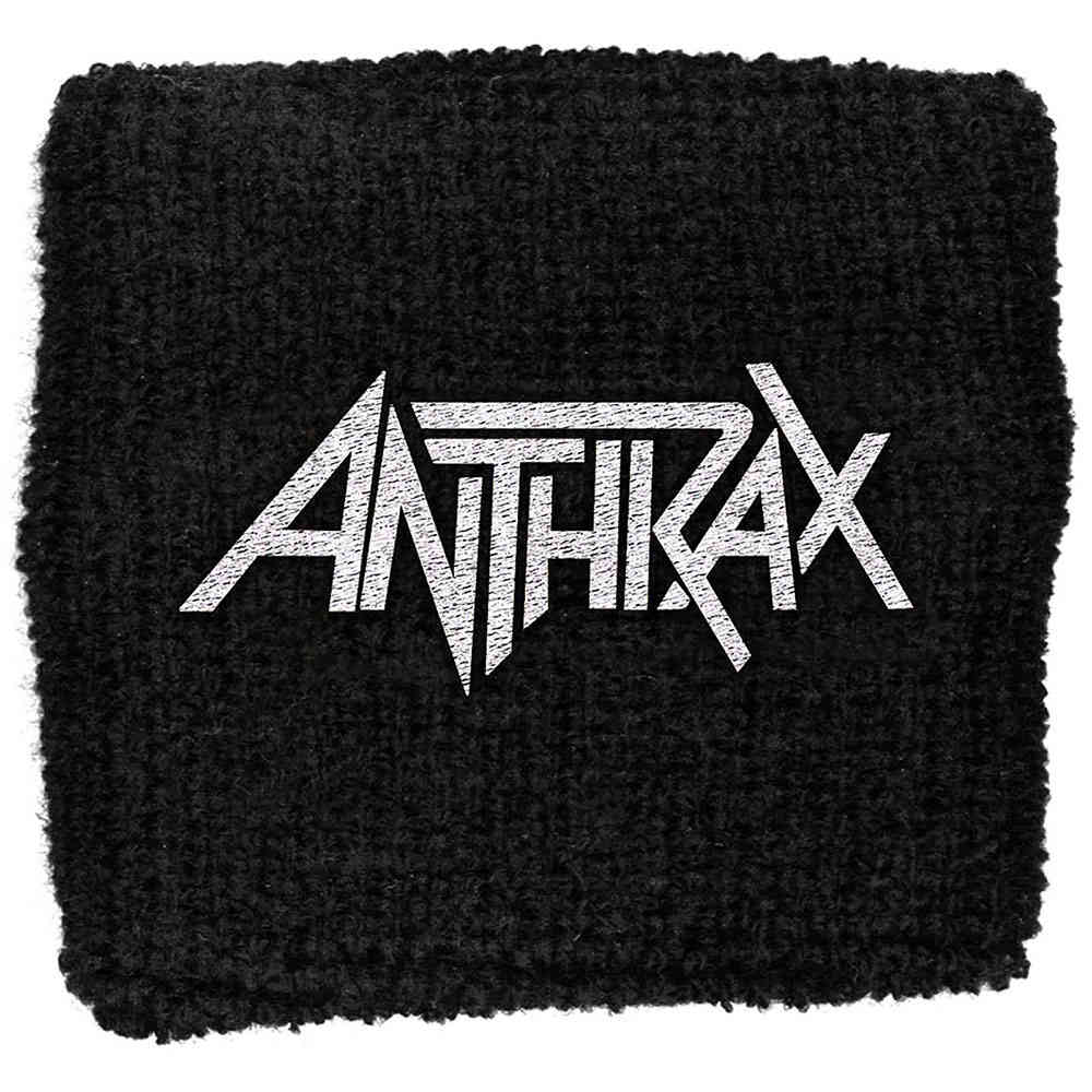 Anthrax - Logo Zweetband - Zwart